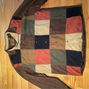 Mens North River Patchwork Button Down
